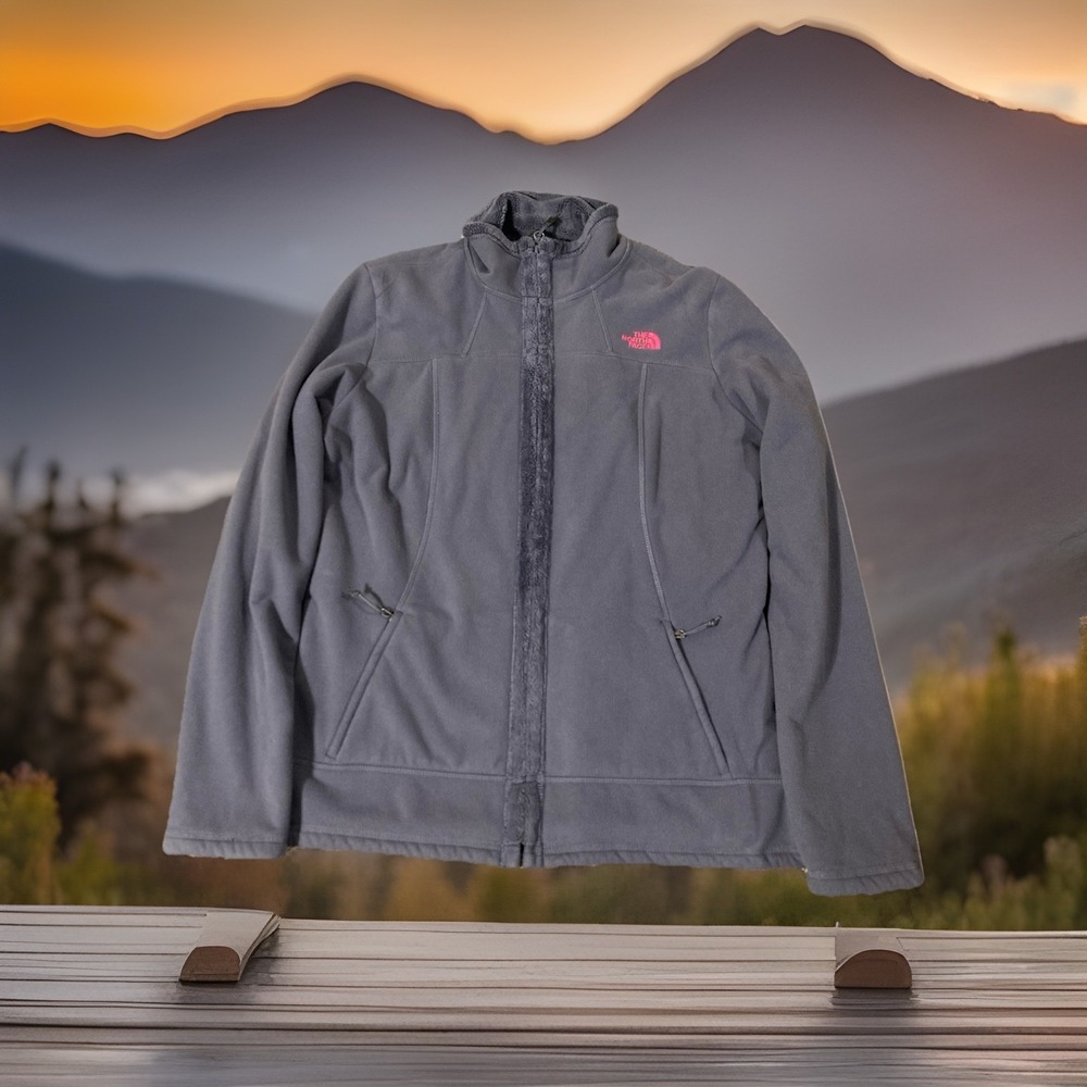The‎ North Face Women's Purple Full Zip Jacket Lightweight Pockets Size L